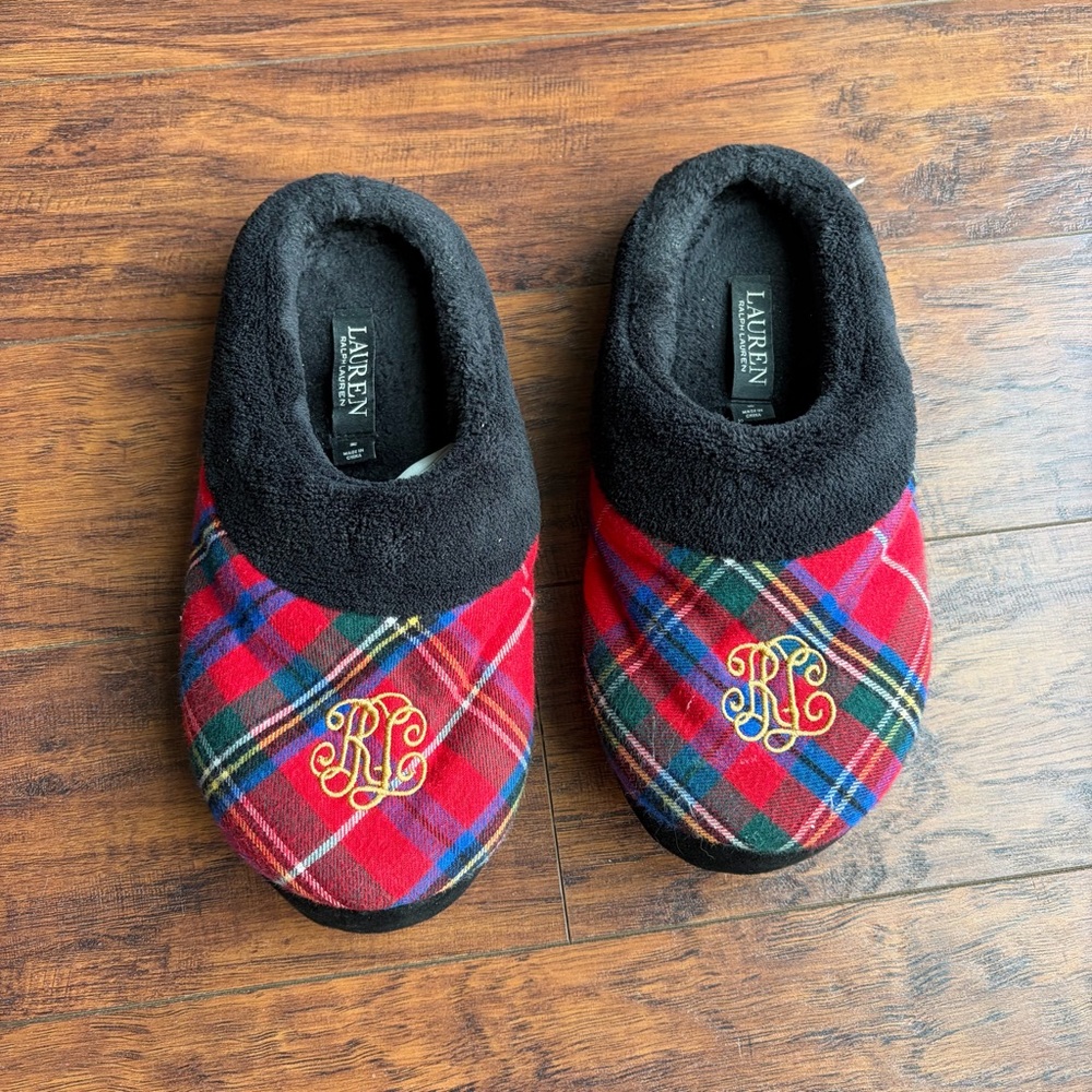 Ralph Lauren Slip-On Slippers